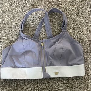 SHEFIT Purple and White Sports Bra